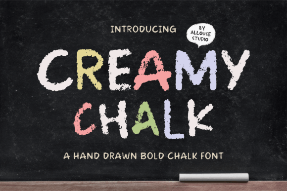 Creamy Chalk: A Fresh Take on Display Typography