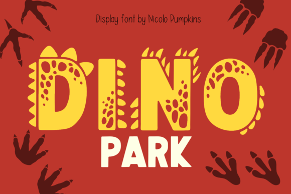 Dino Park: A Playful Typeface for Creative Projects