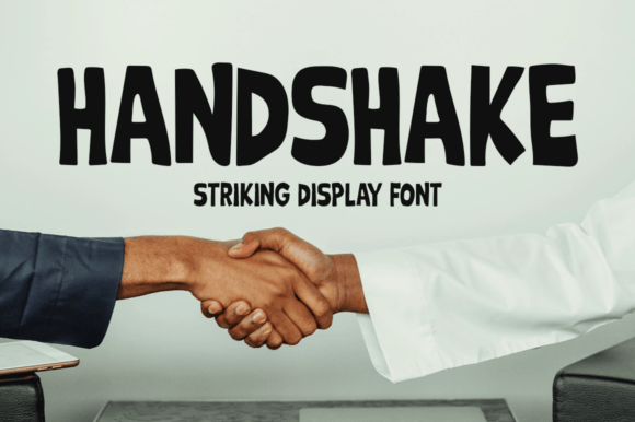 Discover Handshake: The Display Font for Bold Visual Identity