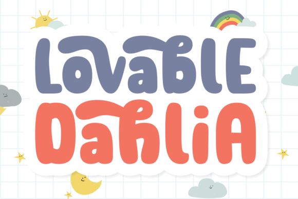 Discover the Charming Appeal of Lovable Dahlia Font