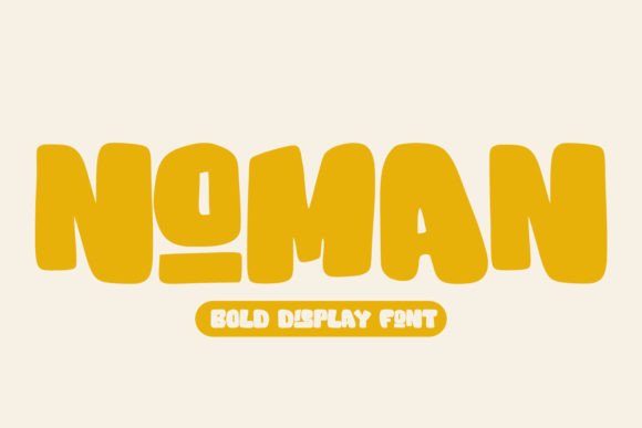 Noman: A Bold Retro Font for Playful Designs