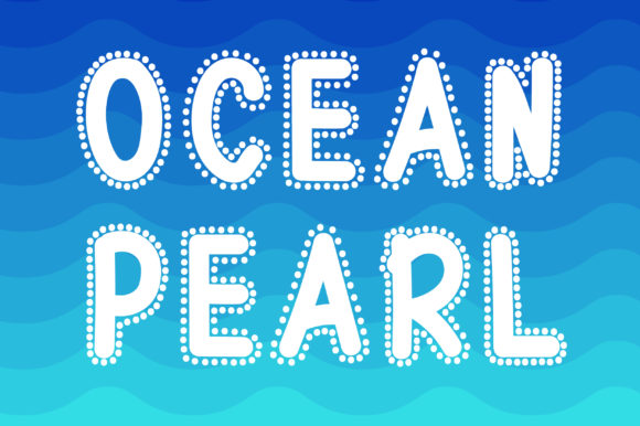 Ocean Pearl: A Distinctive Display Font for Standout Creativity