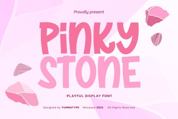 Pinky Stone: A Playful and Modern Display Typeface