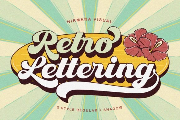 Retro Lettering: A 70s-Inspired Typeface for Modern Design